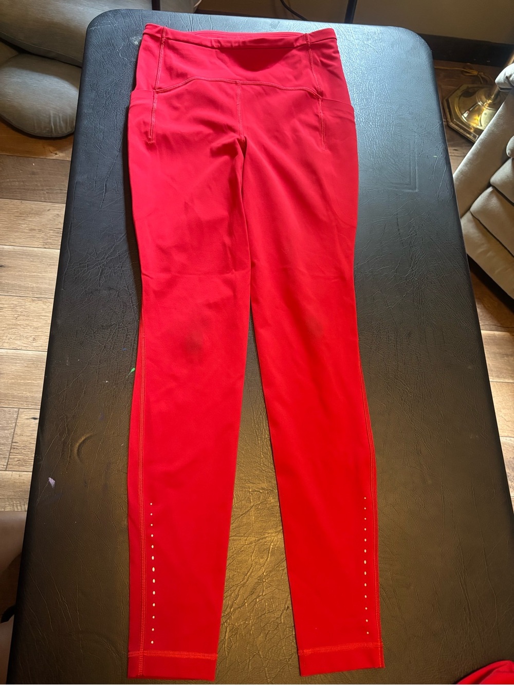 lululemon athletica Bright Red High-Waist Leggings